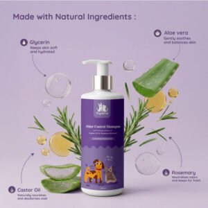 Pup & Pur Odor Control Shampoo For Dog and Cat | Deodorizing Pet Shampoo | 200 ml
