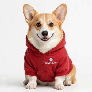 Corgi - Red  Hoodie